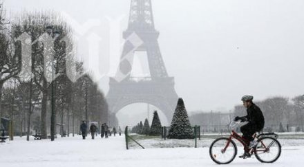 зима средата европа