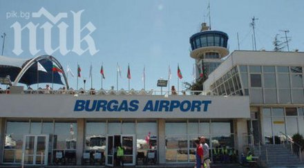 самолет германия кацна летището бургас трябвало приземи варна