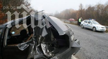 катастрофа блокира движението магистрала тракия