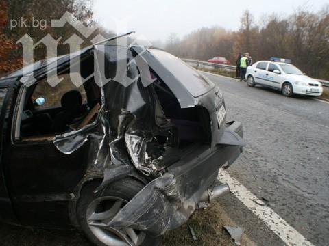 Катастрофа блокира движението на магистрала Тракия