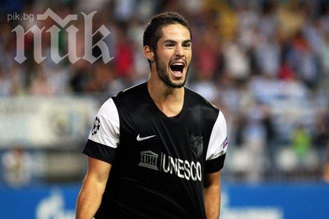 Реал (Мадрид) и Малага започнаха пазарлъците за Иско