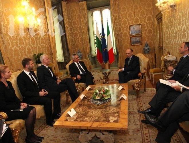 Райков и премиерът на Италия разговаряха за ускоряване на „Набуко“