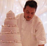БРАВО! Братът на Владо Карамазов с торта за сватбата на принц Хари (СНИМКИ)