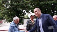 Цветан Цветанов към жителите на община Макреш: Убеден съм, че в неделя ще гласувате за бъдещето на общината