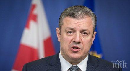 премиерът грузия призова протестиращите тбилиси въздържат насилие