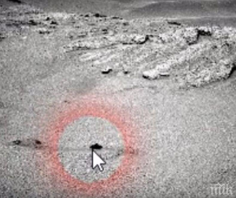 МИСТЕРИЯ! Откриха летяща чиния на Марс? (ВИДЕО)