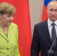 Путин търси обща кауза с Ангела Меркел срещу Доналд Тръмп