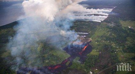 вулканът хаваите отново активизира
