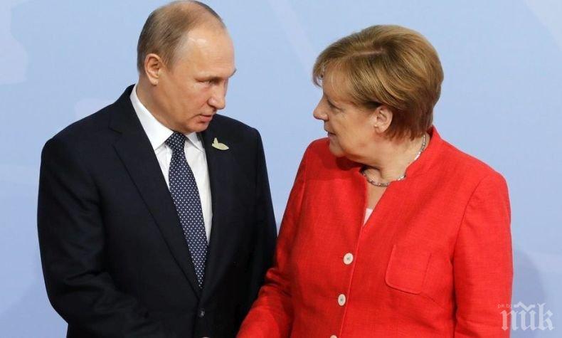 Меркел: Германия има стратегически интерес да поддържа добри отношения с Русия