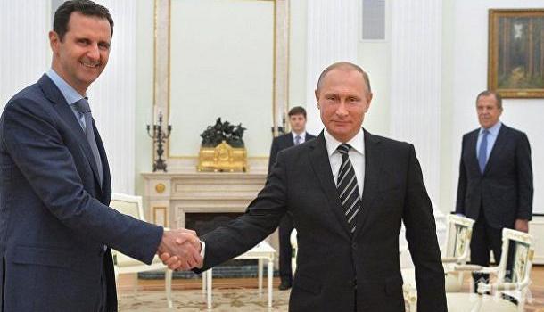 Путин и Асад се срещнаха в Сочи