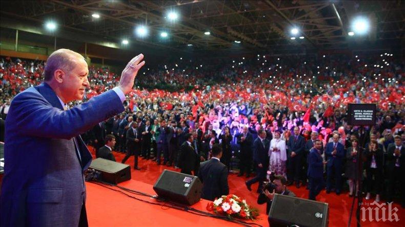 Ердоган събра 15 000 привърженици от цяла Европа  на предизборен митинг в Сараево
