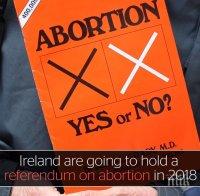 Ирландия гласува на референдум за абортите
