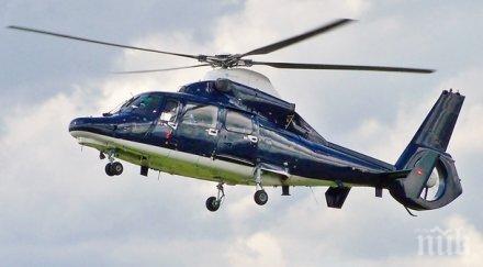 нов хеликоптер дофин пристига авиобаза чайка година половина