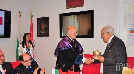 съзвездие държавници дипломати дадоха рамо пътуващия семинар унибит ректора проф стоян денчев вечния град