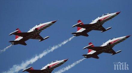 турски военни самолети нарушили въздушното пространство гърция часа