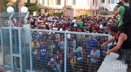 шестима ранени сблъсъци мигрантски лагер острол лесбос