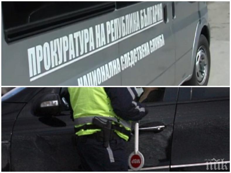 ИЗВЪНРЕДНО! Зрелищен арест на пътни полицаи в Благоевград (СНИМКИ)