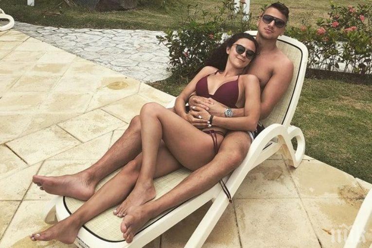 Щерката на Гущеров води вратар на Карибите! Мартина показа супер тяло