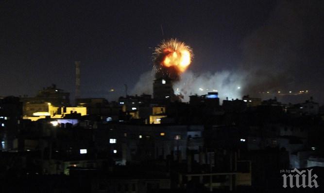 Израел нанесе нови въздушни удари по обекти на ХАМАС на Ивицата Газа