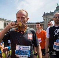 Доналд Туск се пусна в маратон по улиците на Брюксел