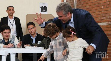 колумбия избра президент седмица гласуват балотаж