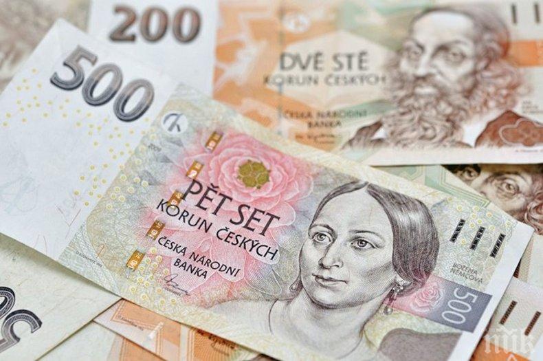 Чехия смята своята валута за по-изгодна от еврото
