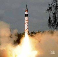 Индия направи успешен тест на  балистична ракета
