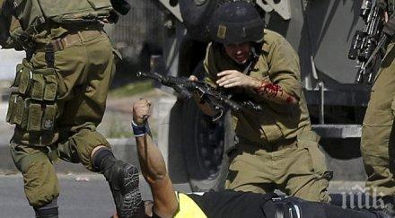 палестинец застрелян опит прегази израелски войници автомобил