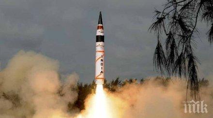 индия направи успешен тест балистична ракета