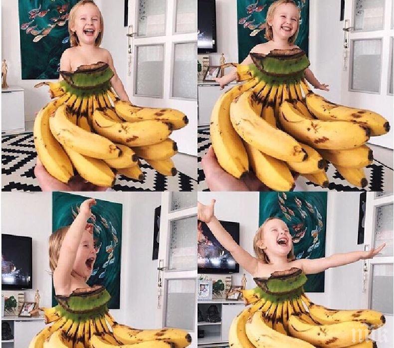 Майка облича дъщеря си като холивудска звезда