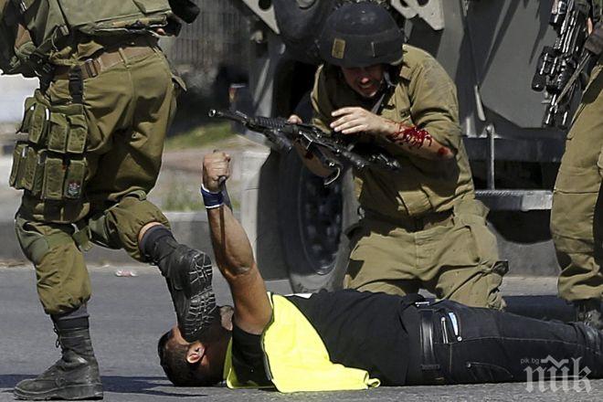 Палестинец е застрелян, след опит да прегази израелски войници с автомобил