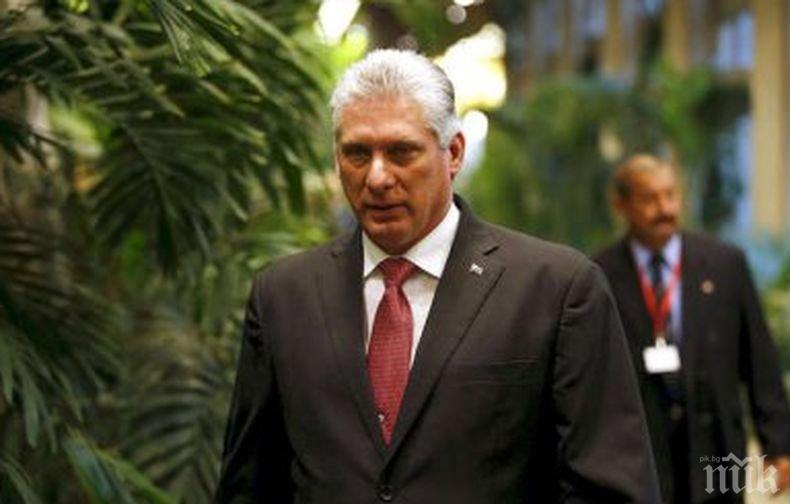 При приятел! Новият президент на Куба посети Венецуела