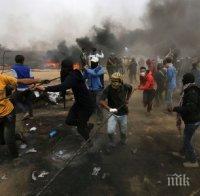 Палестинци палят Израел с хвърчила