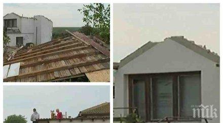 последните минути жестоко торнадо удари варненско село покрив отлетя стотици декари жито слънчоглед дадоха фира снимки