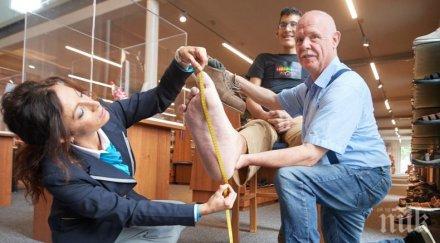 гигант венецуелец счупи рекорда големи стъпала света получи