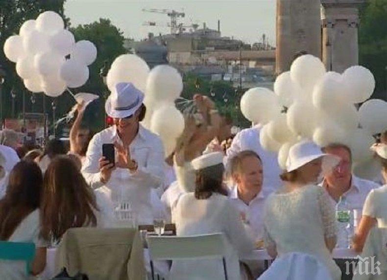 17 000 души на Вечерята в бяло, чупят рекорда