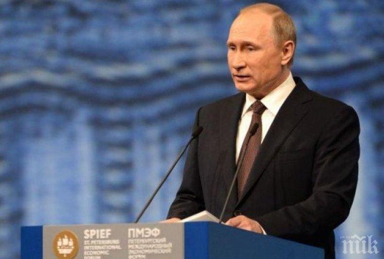 Путин твърд за Крим: Няма да го предадем при никакви обстоятелства!