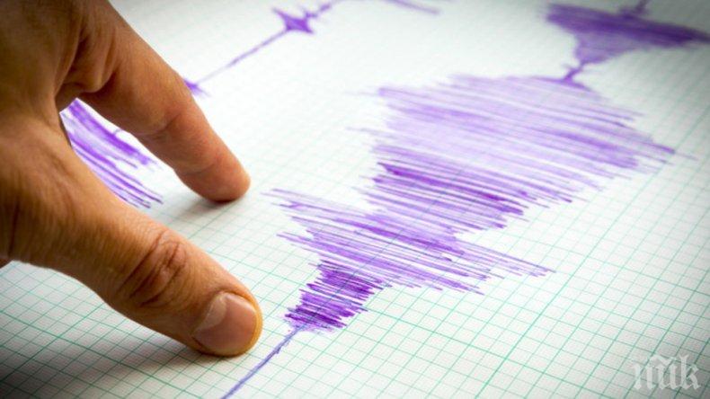 Земетресение с магнитуд 4.7 по Рихтер бе регистрирано на Камчатка