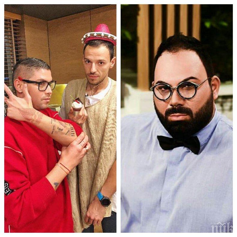 КАТО ДВЕ КАПКИ! Фризьорът Ивайло Колев копие на Мон Дьо (СНИМКИ)