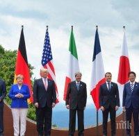 Първият ден от лидерската среща на Г-7 в Канада не донесе сближаване по търговските въпроси