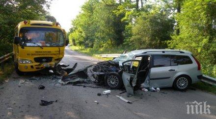 инцидент катастрофа затвори главния път софия варна