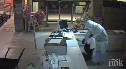 ексклузивно видео вижте бандити обират голям строителен хипермаркет бургас