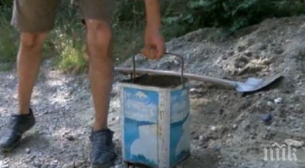 мъж велико търново сам запълни дупките улицата