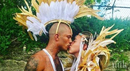 изненада красивият престъпник джеръми мийкс стана баща снимка