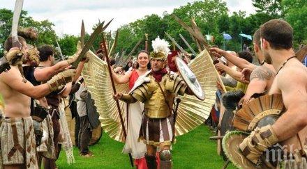 групи четири държави включват поредното издание фестивала античното наследство орел дунава