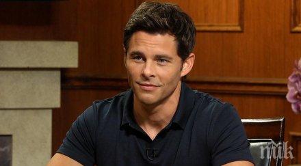 сексапилният джеймс марсдън играе имало едно време холивуд