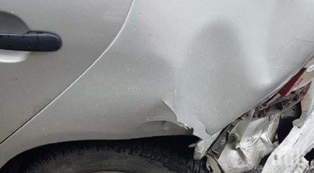 ексклузивно пик млад шофьор изпусна завой завъртя пътя банско снимки