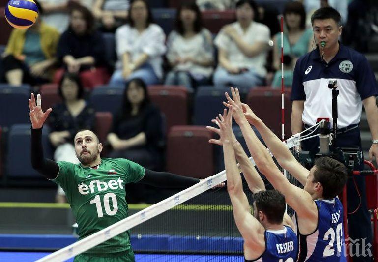 Силите на волейболните национали стигнаха само за гейм срещу Италия в Лигата на нациите