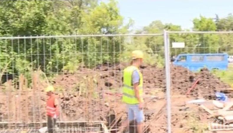 Започна изграждането на пешеходен надлез край село Атия