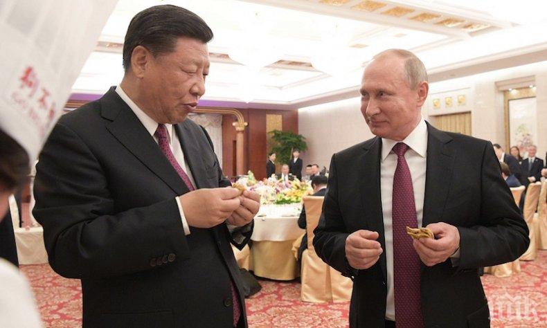 Путин сготви китайски палачинки (ВИДЕО)